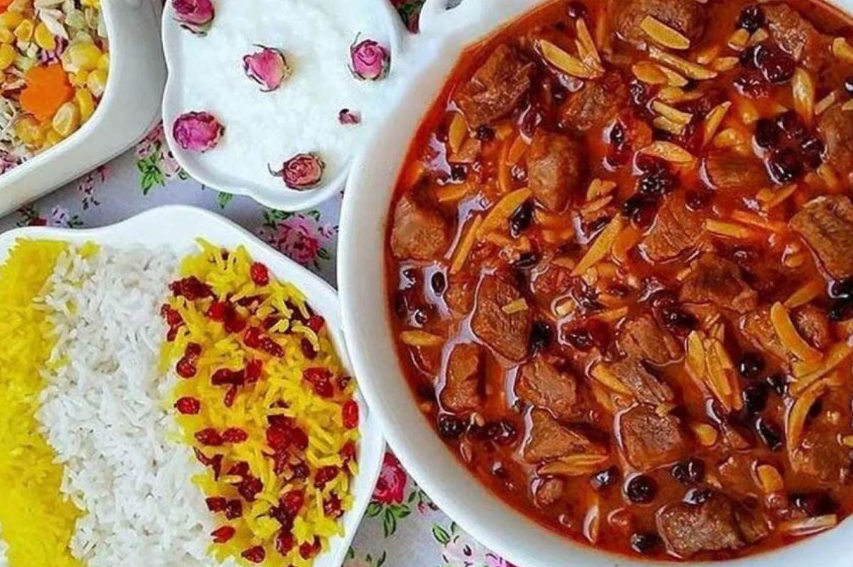 طرز تهیه خورشت خلال کرمانشاهی با گوشت و زرشک سیاه
