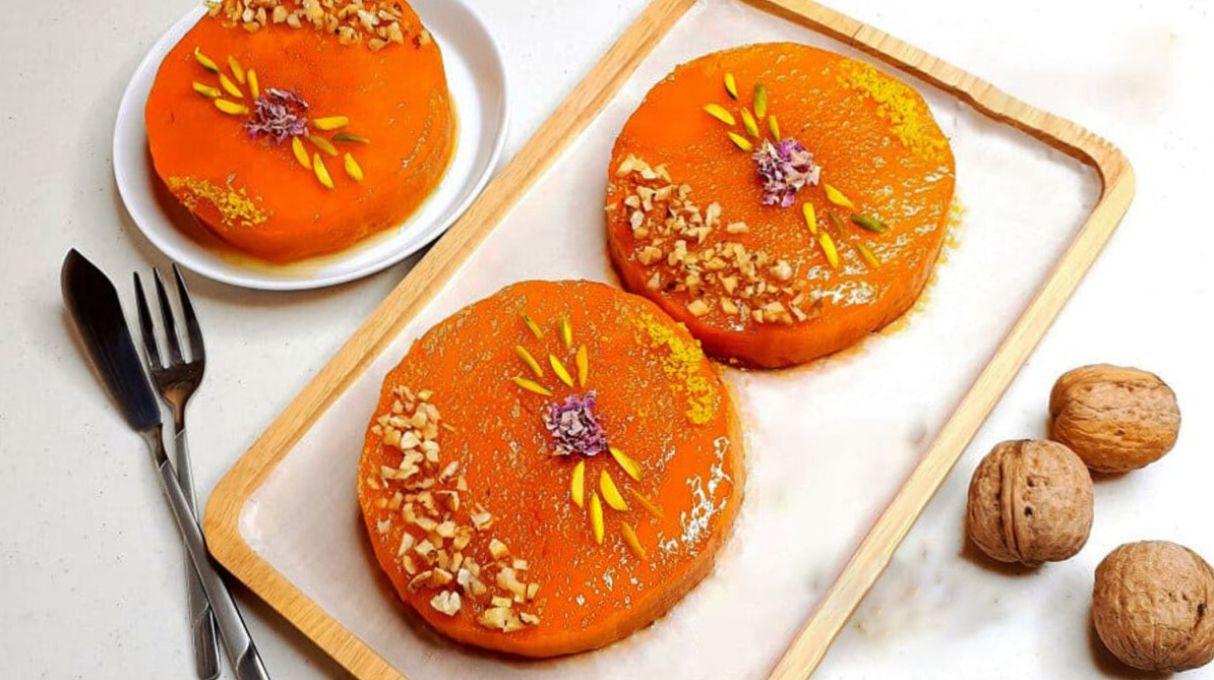 طرز تهیه دسر کدو حلوایی با شیره انگور| یک دسر زمستانی خوشمزه برای انواع سرماخوردگی