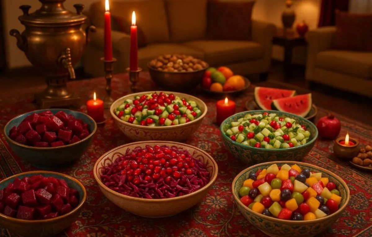 ۵ سالاد شیک و خوش‌رنگ برای سفره شب یلدا