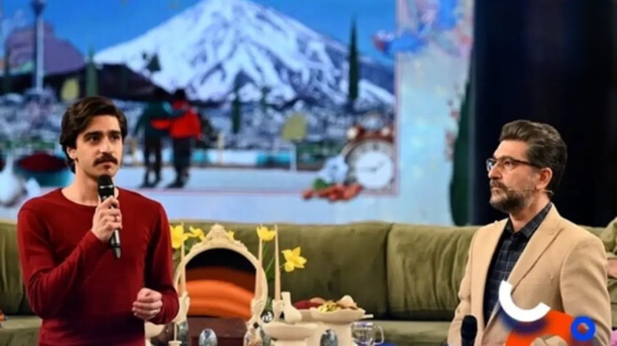 گریه‌های سوزناک امیرحسین مدرس در فرودگاه بخاطر مهاجرت پسرش