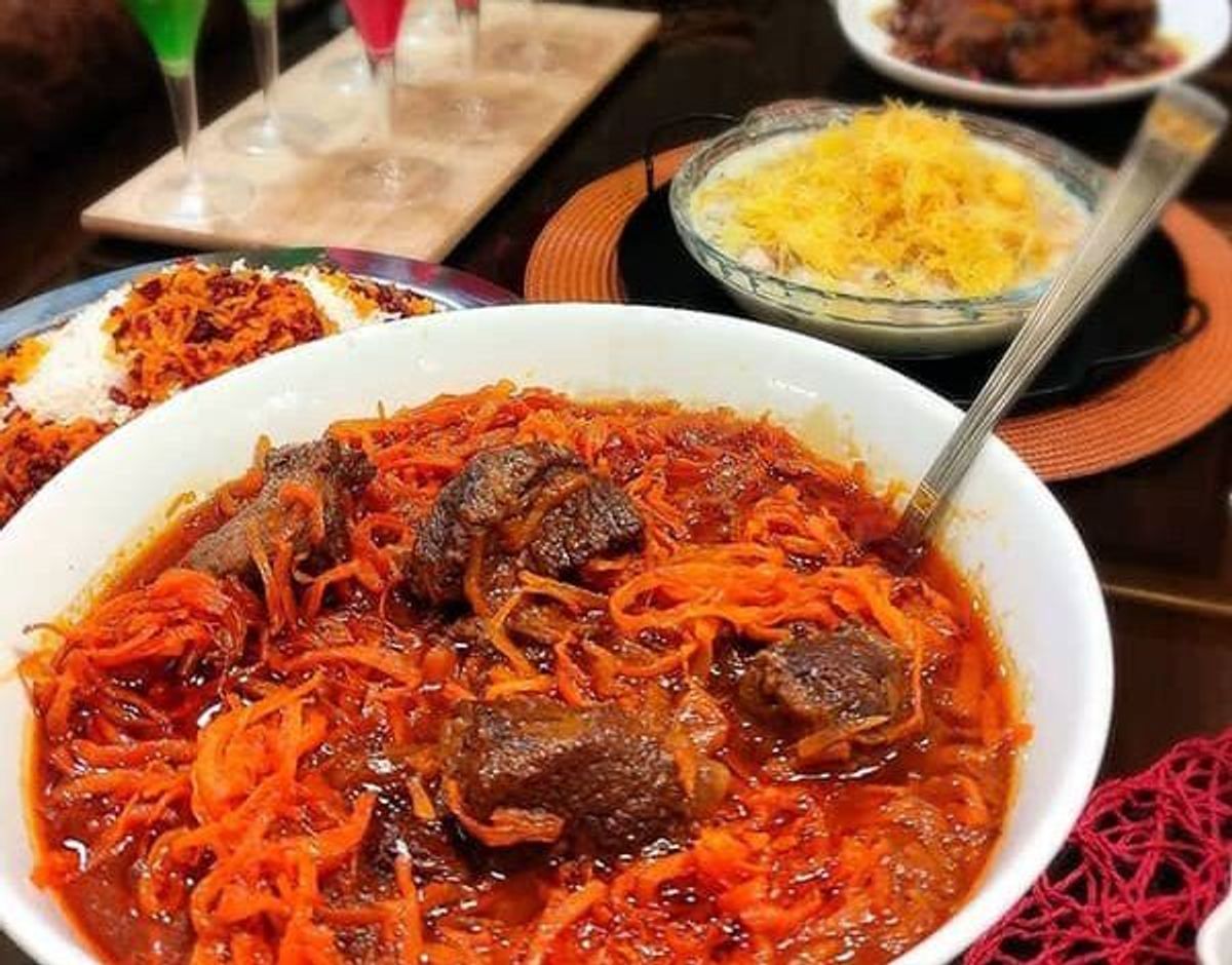 طرز تهیه خورشت هویج اصیل تبریزی‌
