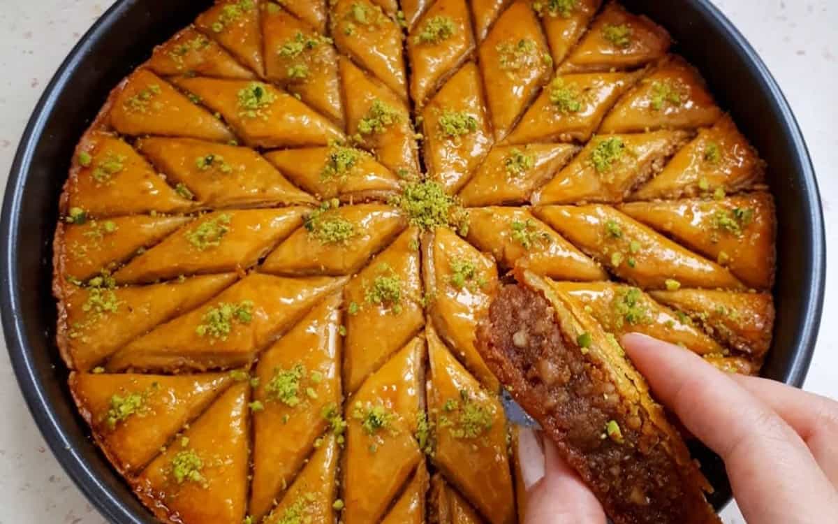 آموزش باقلوا یزدی خوشمزه و اصیل