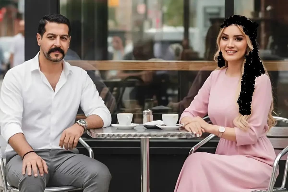 متین ستوده با استایل شیک پاییزی در کافه صورتی