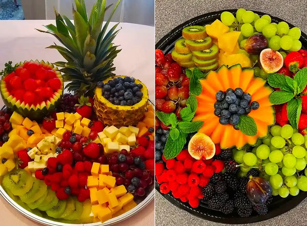 ایدههای ساده و زیبا برای میوه آرایی مهمانی