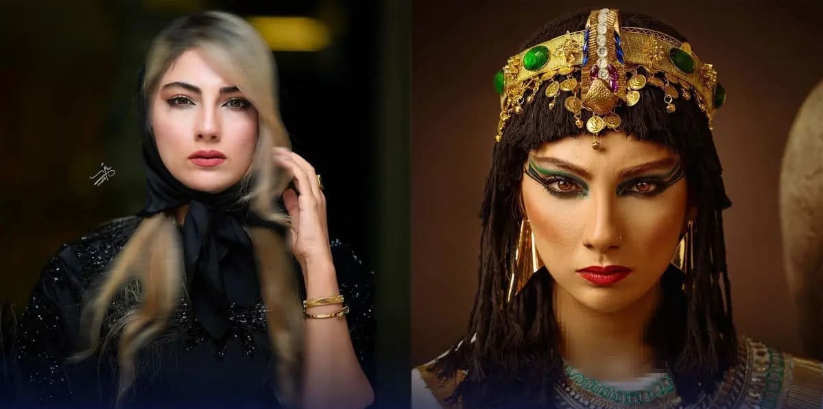 سلفی ماشینی محیا دهقانی با پیرسینگ چقدر زیبا شده!