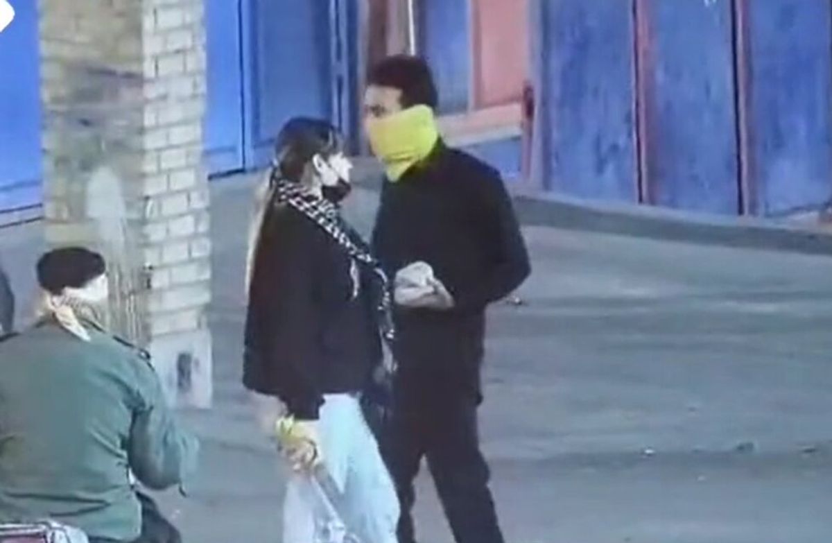 اولین تصویر از دختر قمهبهدست در میان آشوبگران خوزستان+فیلم