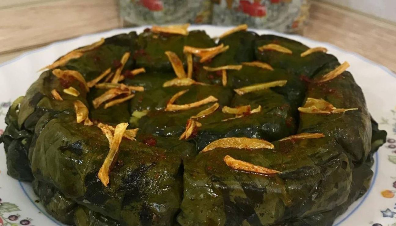 طرز تهیه دلمه اسفناج| روش جلوگیری از وارفتن مواد داخل دلمه
