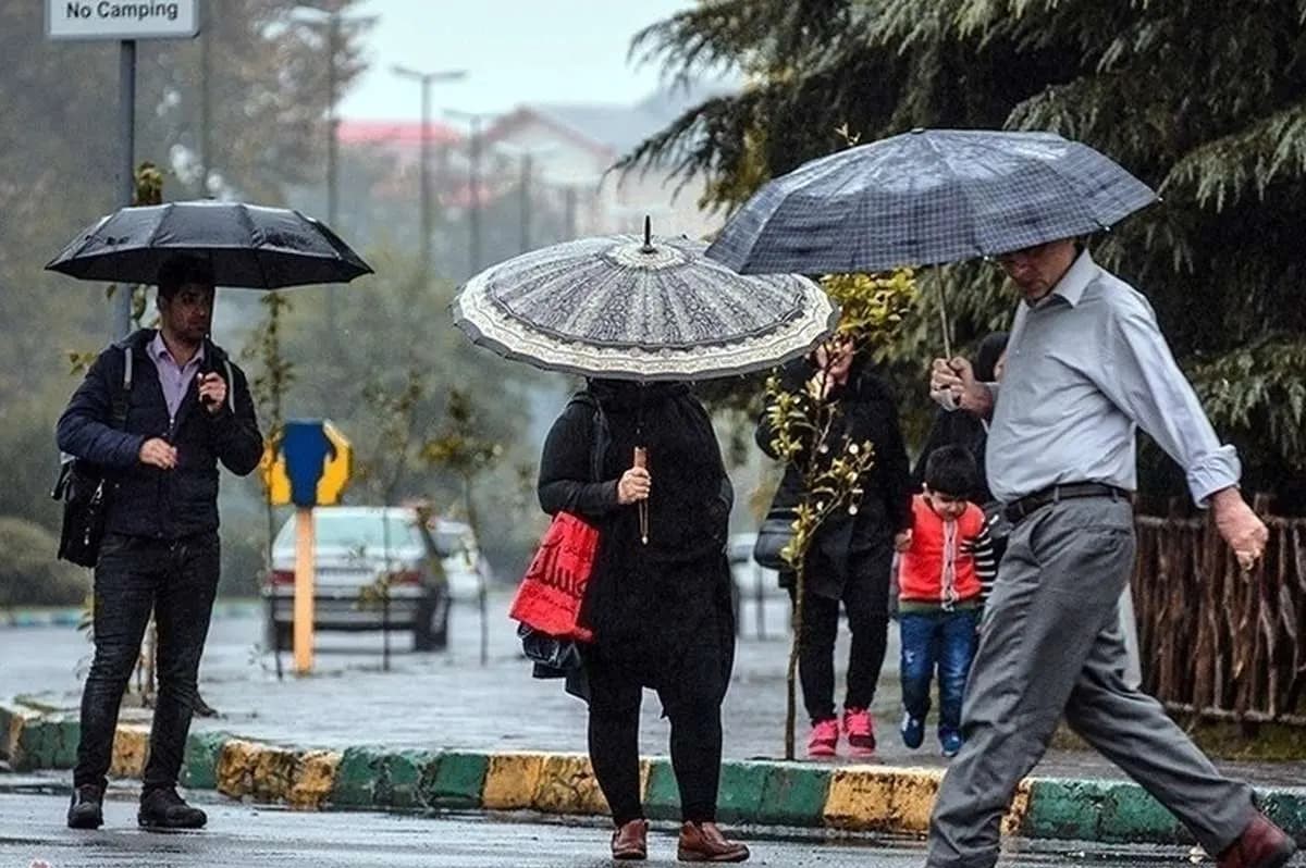 پیش بینی هواشناسی امروز؛ تداوم بارش باران در این استان‌ها