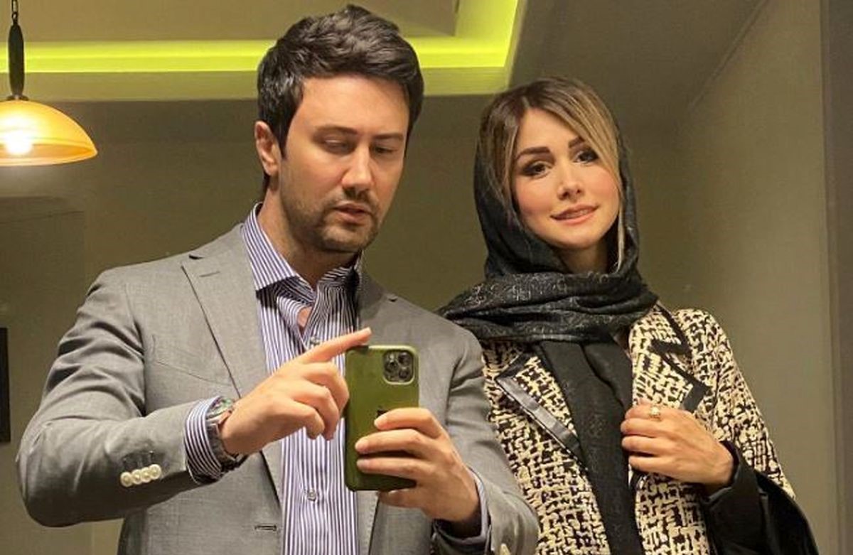 عکس عاشقانه شاهرخ استخری در روز تولد همسرش