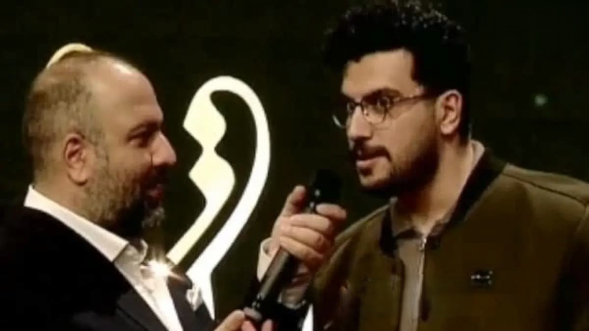 شوخی امیرحسین قیاسی با پارتی‌بازی علی اوجی برای جایزه گرفتن