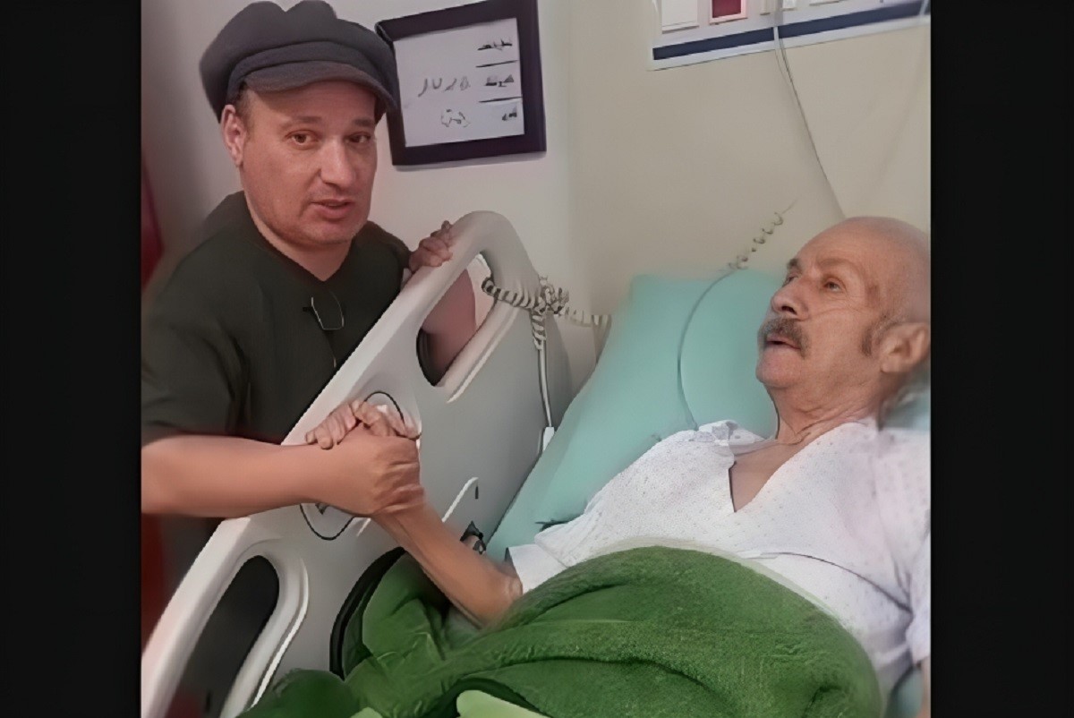 قلقلی بعد ترخیص از بیمارستان به عیادت سعید پیردوست رفت