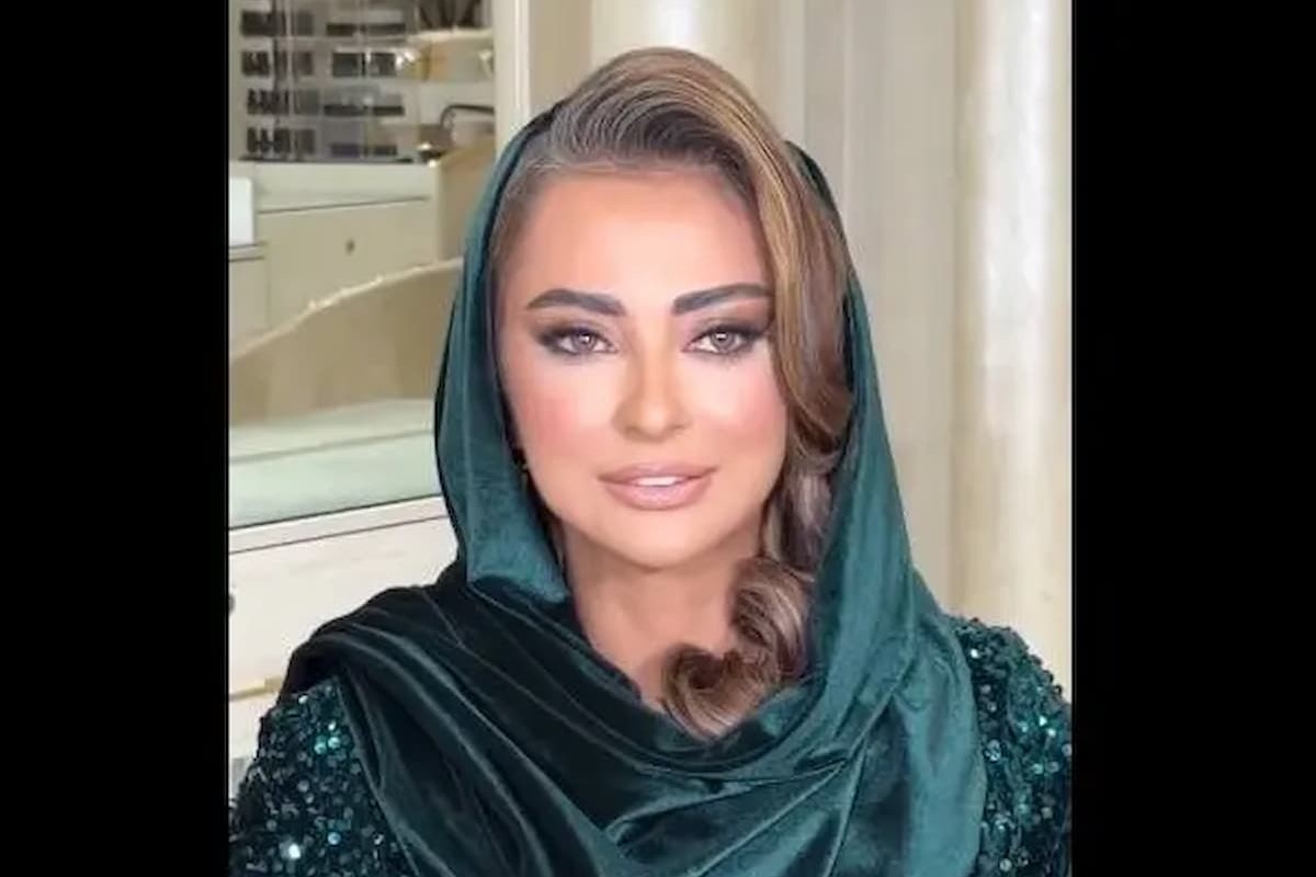 آماده شدن نفیسه روشن برای شب یلدا به سبک عروس‌ها+فیلم