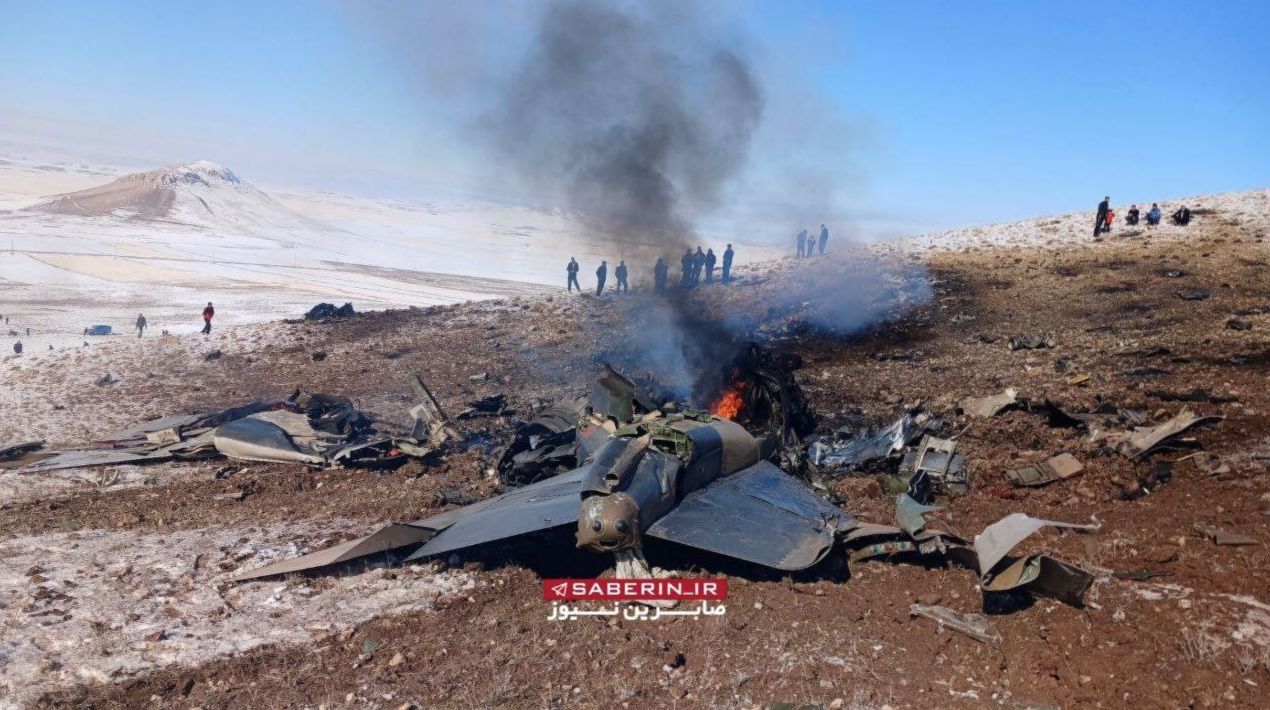 فوری؛ سقوط هواپیمای نظامی در همدان | محل دقیق سقوط هواپیما