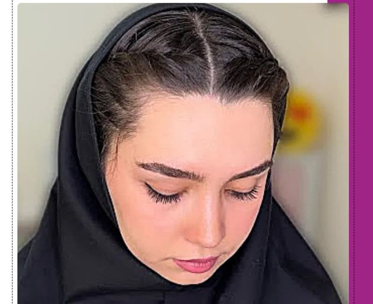 مدل مو شیک فرانسوی برای زیر مقنعه