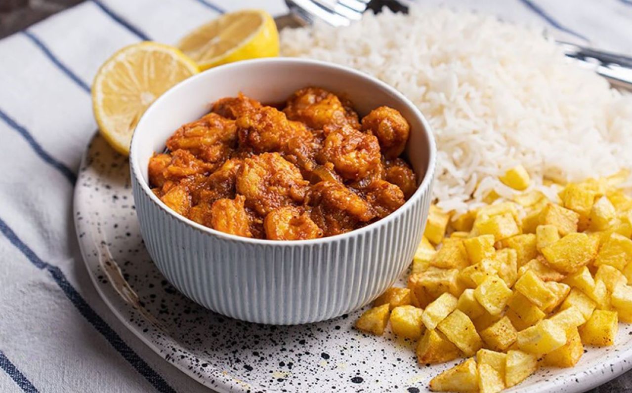طرز تهیه دو پیازه میگو جنوبی به روش ساده
