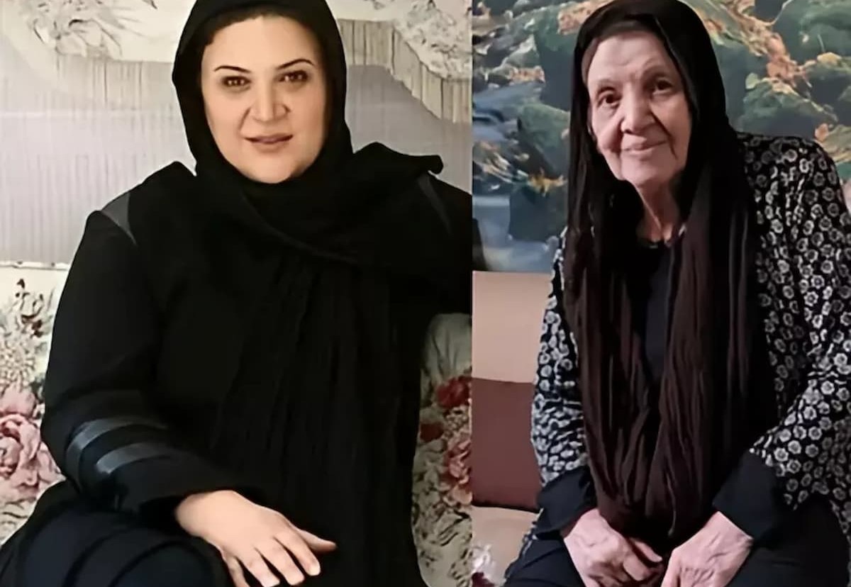 مراسم ختم مادر ریما رامین فر با حضور بازیگران در شهرک غرب+فیلم